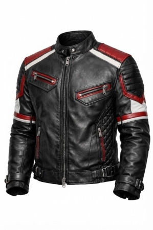  Motor Bike Leather Jacket